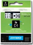 Resim Dymo 45803 Beyaz/Siyah D1 Yedek Şerit 19 MM X 7 M 