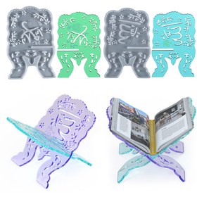 Resim Genel Markalar Epoksi Silikon İkili Rahle Kalıbı Kitap Standı 2 Parça 