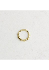 Resim Glorria Altın Burgu Halka Piercing Sarı 