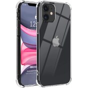 Resim Apple Iphone 12 Kılıf Shock Absorbing Şeffaf Microsonic