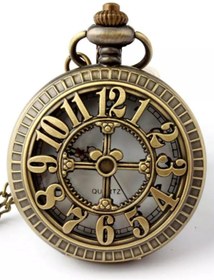 Resim Gyeon Quartz Köstekli Cep Saati Quartz Vintage 