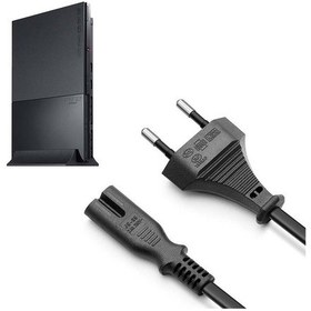 Resim Ps2 Güç Kablosu Playstation 2 Uyumlu Güç Kablosu Power 2 Pin Kablo 