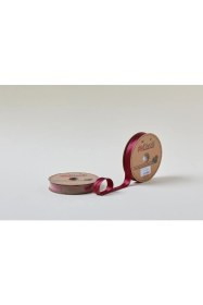 Resim Kahi-zai Biye Saten Katlı 022 Bordo 2 cm 25 Metre %100 Polyester 