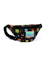 Resim Coral High Kids Bel Çantası Ninja Desenli - Siyah - Erkek Çocuk 2 Siyah 