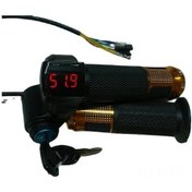 Resim Fortunelane Elektrikli Bisiklet Hız Kontrol Kolu Altın Kilitli Gövde - Hız Ayarı, Dayanıklı Malzeme 