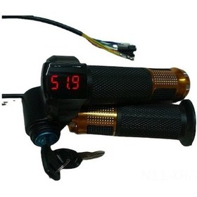 Resim Fortunelane Elektrikli Bisiklet Hız Kontrol Kolu Altın Kilitli Gövde - Hız Ayarı, Dayanıklı Malzeme 
