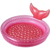 Resim Mermaids Çocuk Şişme Havuz Pembe - 150 28 Cm Çok Renkli 