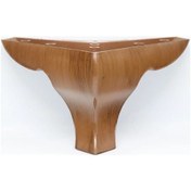 Resim Ademkocplastik Adem Koç Plastik 14Cm Nehir Ahşap Desenli Mobilya Ayağı 