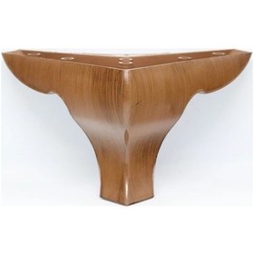 Resim Ademkocplastik Adem Koç Plastik 14Cm Nehir Ahşap Desenli Mobilya Ayağı 