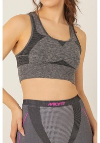 Resim Miofit Seamless Dolgusuz Kadın Spor Sütyeni 001 