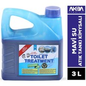 Resim Akba Mavi Su Toilet Treatment Atık Tankı Kimyasalı 3 L 