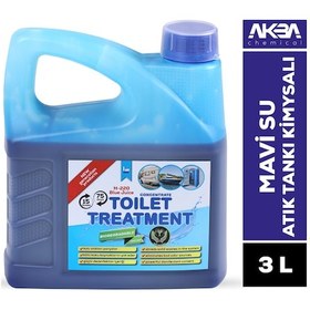 Resim Akba Mavi Su Toilet Treatment Atık Tankı Kimyasalı 3 L 