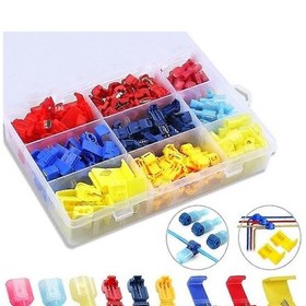 Resim Yaleker 160 Parçalı Hızlı Bağlantı Terminal Seti - Otomatik Sıyırma Özellikli, 3 Renk Seçenekli 