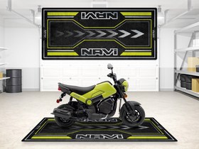 Resim NAVİ İçin Tasarlanmış Motosiklet Matı - MM7459 - Grasshopper Green / Standart / 220cm x 100cm 