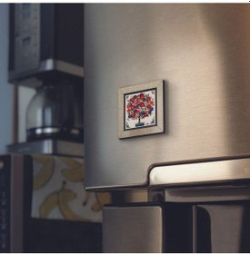 Resim Nar Ağacı Baskılı Mdf Magnet 7x7 355 