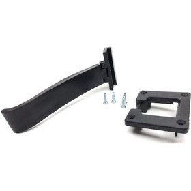 Resim Cam Balkon Teker Çıkış Siyah Parça - Çıkış U Plastik Parça 2 Li 