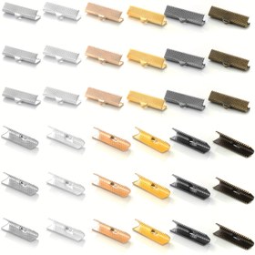 Resim 50 adet 6-40mm Çinko Alaşımlı Toka Bağlantı Elemanları, Deri Kayışlar için, DIY Takı Yapımı, IYOE Markası 