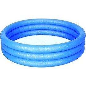 Resim Çidem's 3 Bölmeli Kristal Şişme Zemin Havuzu Çok Renkli 