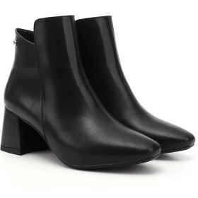 Resim Gönderi R Kadın Siyah Fermuarlı Kalın Topuklu Bot Dkzb53535045 Siyah 