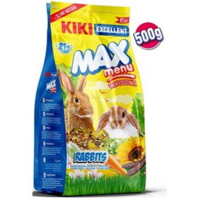Resim Kiki Excellent Kemirgen Max Menu Rabbits Tavşan Yemi 500 G 