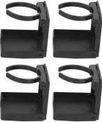 Resim Besthome1 4'lü Genişletilebilir Fırça Tutucu, Araba Kamyon Uyumlu, 60-100mm, Kolay Kurulum, Siyah Abs Plastik 