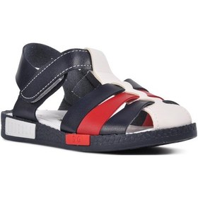 Resim Şiringenç 210111 Lacivert-beyaz-kırmızı Comfort Erkek Çocuk Sandalet 001 