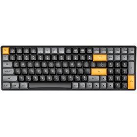 Resim AIGO A100 Brown Sugar Yellow Switch Mekanik Kablosuz Gaming Klavye (İngilizce) 