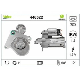Resim Fiat Punto Mars Motoru 1.2 2012-2015 Valeo 446522 