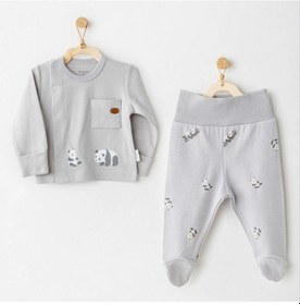 Resim Keep Smiling 2'li Zıbın Takım Grey Çok Renkli 