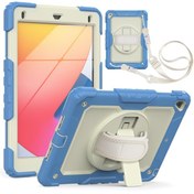 Resim iPad Uyumlu 5. 6. Nesil 2017 2018 9.7" Inch Strap Tablet Kılıfı Ek 