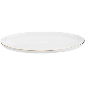 Resim Leggno Chester Gold Büyük Kayık Tabak 31cm 