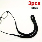 Resim Hightower Su Sporları İçin 3 Adet Siyah Ayarlanabilir Ve Kaymaz Gözlük Askısı 