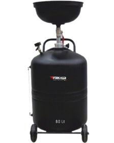Resim Volkher Havalı Yağ Boşaltma Kovası Hunili 100 Lt. 
