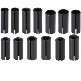 Resim Sones 13 Adet/takım Freze Kesici Dönüşüm Mandren Gravür Makinesi Düzeltici Elektrikli Ahşap Frezeleme Konnektörü 