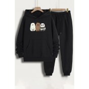 Resim Trendypassion Unisex Kafadar Ayılar Baskılı Eşofman Takımı 