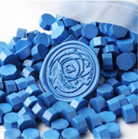 Resim Mühür Mumu 50 Davetiye Için 150 Boncuk Model: 49 Kobalt Mavisi 