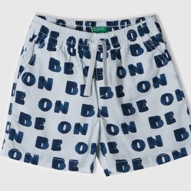 Resim Unıted Colors Of Benetton Erkek Bebek Şort 4vpdg901w Mavi 