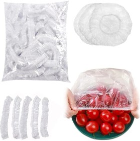 Resim Delixa Kyrotech 100’LÜ Yeniden Kullanılabilir Elastik Plastik Kase Kapakları – Şeffaf, 12X30 Cm, Hava Geçir 