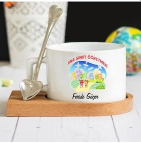 Resim Ana Sınıfı Öğretmeni Anaokulu Öğretmeni Lüks Fincan Seti 