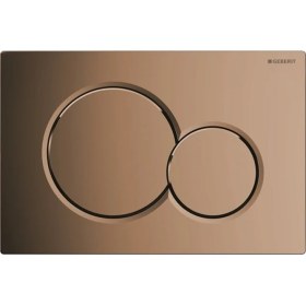 Resim Geberit SIGMA01 Kumanda Kapağı, Çift Basmalı, Pirinç 115.770.DT.5 