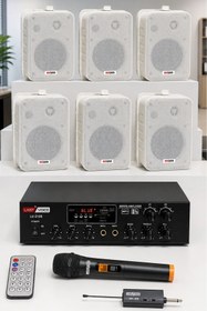 Resim Lastvoice Large Plus Paket-5 Hoparlör Ve Anfi Anons Ses Sistemi Seti 