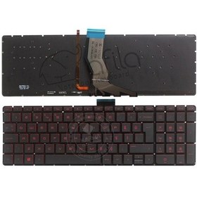 Resim HP Uyumlu Pavilion 15-Ab104Nt, 15-Ab105Nt Klavyesi Kırmızı Tuş (Işikli)/ - 497417768 