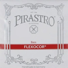 Resim Pirastro 341020 Original Flexocor Kontrbas Tel Seti | Klasik Orkestra ve Solo Kullanım İçin İdeal, Zengin Alt Frekanslar, Yüksek Tansiyon ve Stabilite 