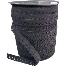 Resim Çamaşır Askısı Şerit En 1 cm Siyah 1 Metre 