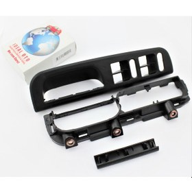 Resim VW Golf 4 Bora Kapı Kolu Cam Düğme Çerçeve Kapak Seti - 4 Kapılı 