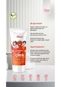 Resim Balen Doğal Çocuklar İçin Çilek Özlü Diş Macunu 75 Ml Beyazlık 