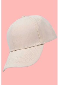 Resim Tezzgelsin Unisex Arkadan Ayarlanabilir Basic Beyzbol Kep Bej 