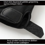 Resim Jokmae Motosiklet Yarım Parmak Eldiveni Mavi 