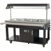Resim Karacasan Endüstriyel Üç Küvetli Salad Bar Ünitesi & Beyaz İnci Salad Bar Krcs-asbu 1670-304 