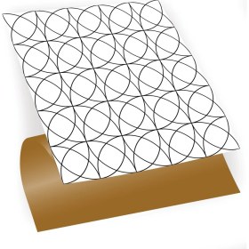 Resim Tink Kendinden Yapışkanlı Çizgi Desenli Pvc Karo 30X30 cm (33 Adet) 3 M2 